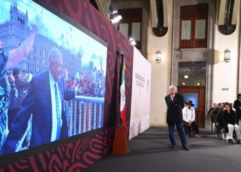 "Me voy muy satisfecho": AMLO en su última conferencia matutina. Foto de Gobierno de México