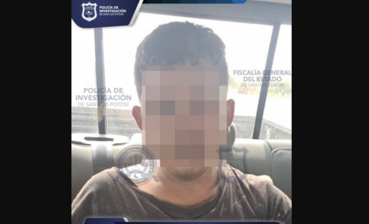 Detienen en SLP a presunto feminicida de Matamoros. Foto de Fiscalía SLP