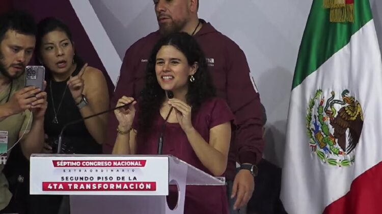 Es Luisa María Alcalde nueva presidenta de Morena