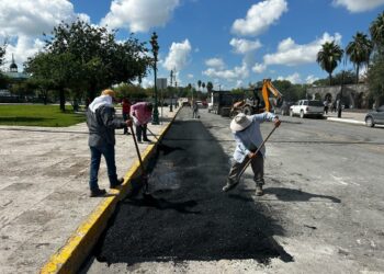 Gobierno de Reynosa mejora rehabilitación de pavimento la seguridad vial
