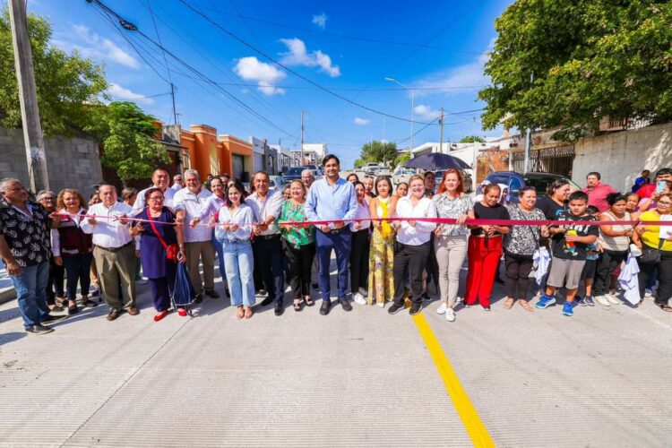 Inaugurara Gobierno de Reynosa y vecinos de Jarachina Norte obra por 5.9 MDP