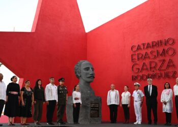 López Obrador repatria a Matamoros los restos de Catarino Garza. Foto de Gobierno de México