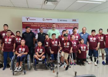 Paratletas reynosenses representarán a Tamaulipas en Tenis de Mesa