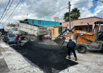 Reynosa avanza con el programa permanente de bacheo