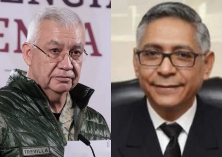 Sheinbaum nombra a los nuevos secretarios de Sedena y Marina: el general Ricardo Trevilla y el almirante Raymundo Morales. Fotos de Gobierno de México