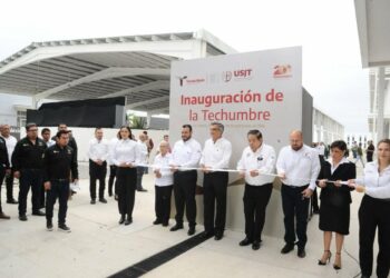 Techumbre inaugurada en la USJT por gobernador ofrece espacio digno para prácticas de cadetes y alumnos