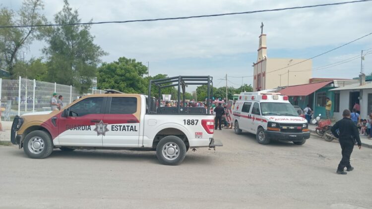 Muere una persona atropellada enfrente de iglesia en Llera. Foto cortesía