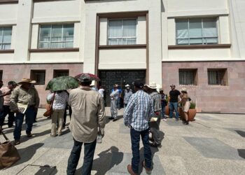 Productores de sorgo se manifiestan en Ciudad Victoria