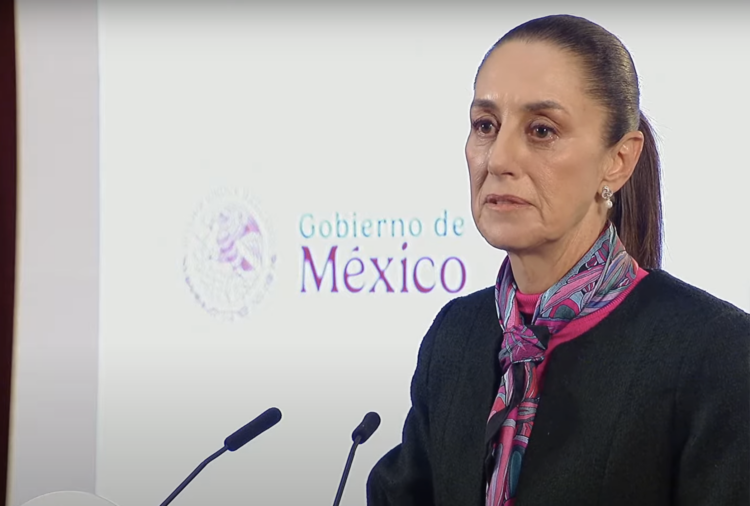 "Estado Palestino debe ser reconocido en toda su magnitud": Sheinbaum. Foto tomada de video