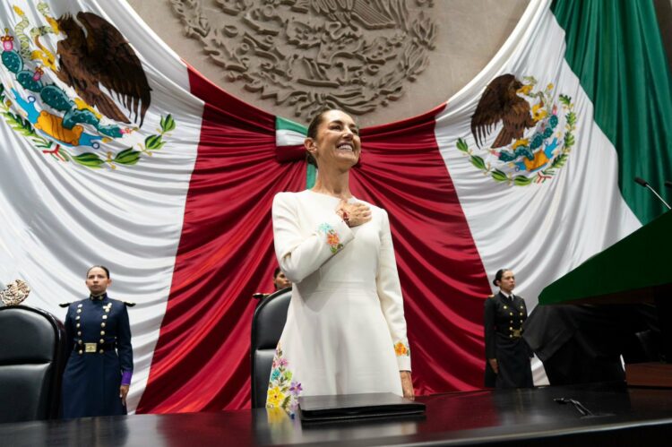 Claudia Sheinbaum Pardo, presidenta constitucional de los Estados Unidos Mexicanos