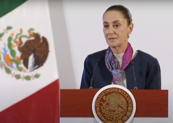 "Es pasar lo que está en la ley a la Constitución": Sheinbaum sobre iniciativa de Morena. Foto tomada de video