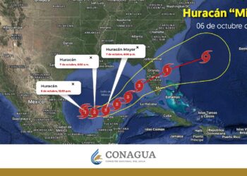 Milton ahora es huracán categoría 1