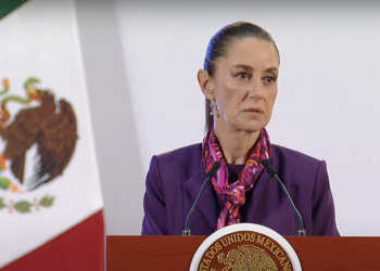 "No vamos a negociar con delincuentes": Sheinbaum. Foto tomada de video