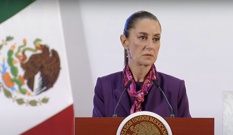 "No vamos a negociar con delincuentes": Sheinbaum. Foto tomada de video