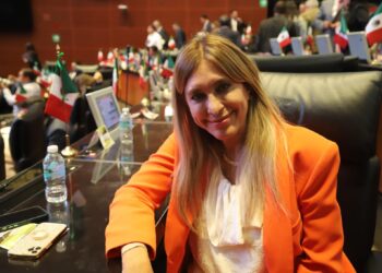 Maki Ortiz, senadora de Tamaulipas por el Partido Verde Ecologista de México.
