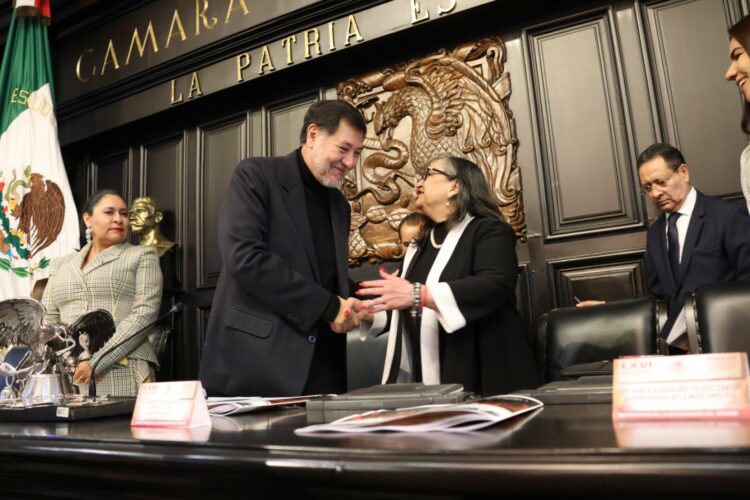 Desconoce Sheinbaum reunión entre Noroña y Piña. Foto de X Gerardo Fernández Noroña