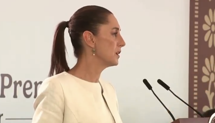 Rechaza Sheinbaum terrorismo tras coches bomba en Guanajuato. Foto tomada de video