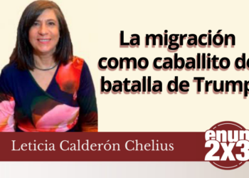 La migración como caballito de batalla de Trump