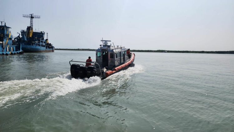 Búsqueda de buque desaparecido en el Golfo de México. Foto cortesía