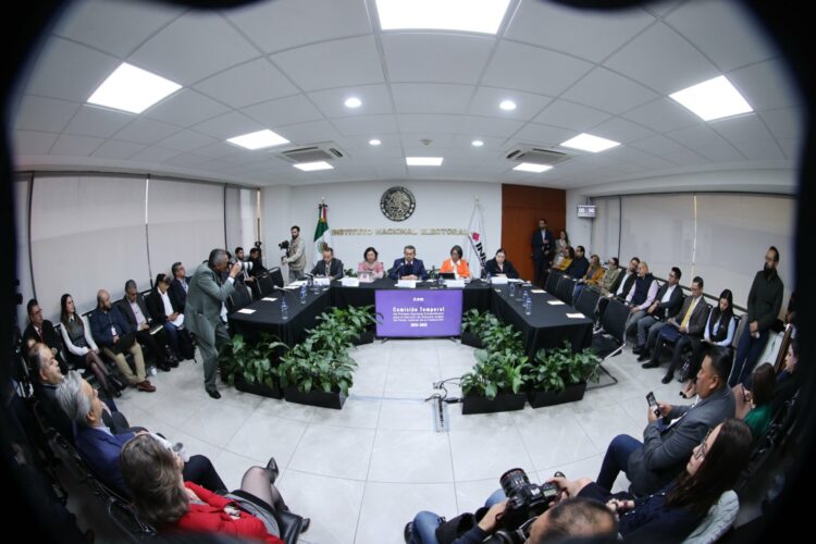 INE instala Comisión para la elección judicial. Foto de X INE