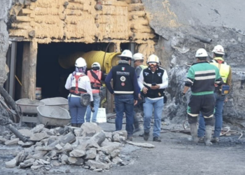 Localizan restos del noveno minero atrapado en 'El Pinabete'. Foto de Gobierno de México