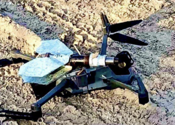 "Es parte del trabajo que se realiza" Cuéllar Montoya sobre ataques con drones a Guardia Estatal. Foto de Facebook