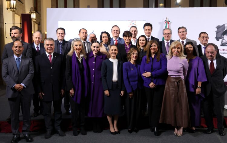 Empresarios cierran filas con Sheinbaum ante amenazas de Trump. Foto de Presidencia de México