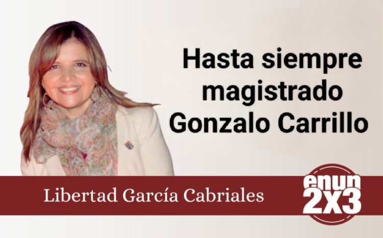Libertad García Cabriales | Hasta siempre magistrado Gonzalo Carrillo