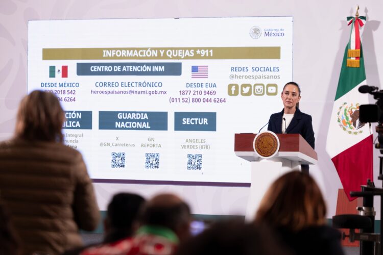 "Estamos preparados": Sheinbaum sobre posibles repatriaciones de migrantes. Foto de Presidencia de México