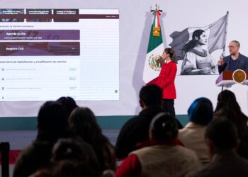 México presenta acciones ante posibles deportaciones masivas desde Estados Unidos. Foto de Presidencia de México