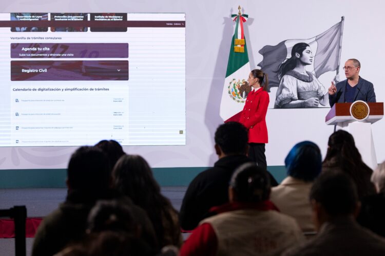 México presenta acciones ante posibles deportaciones masivas desde Estados Unidos. Foto de Presidencia de México