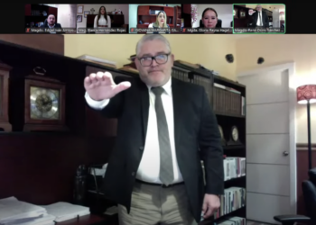 René Osiris Sánchez nuevo presidente del TRIELTAM luego de la renuncia de Édgar Danés. Foto tomada de video