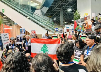 Posicionamiento abierto de medios mexicanos contra el genocidio ESTA ES LA CABEZA . Foto de Tania Villanueva para EnUn2x3