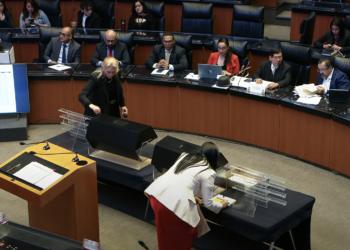 Comienza en el Senado insaculación de aspirantes a elección judicial. Foto tomada de video