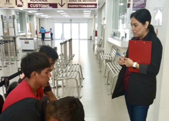 Migrantes en México. Foto de INM