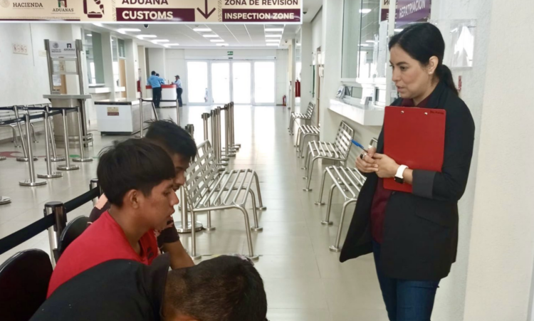 Migrantes en México. Foto de INM