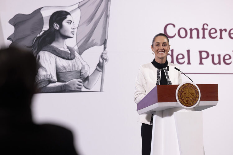 Pide Sheinbaum no asociar a migrantes con violencia. Foto de Presidencia de México