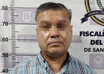 Detención del exsecretario de Sebien. Foto de Fiscalía San Luis Potosí