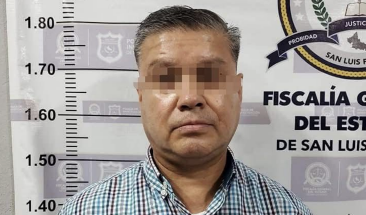 Detención del exsecretario de Sebien. Foto de Fiscalía San Luis Potosí