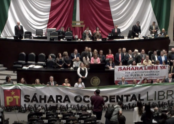 Acusa PT sesión solemne para legislador de Marruecos a cambio de "borrachera". Foto tomada de video
