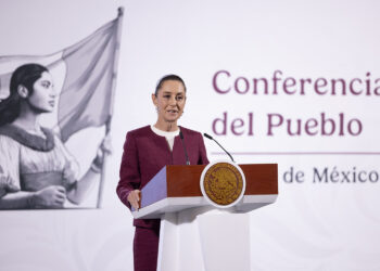 "No establecemos relaciones de complicidad ni de contubernio con nadie": Sheinbaum descarta conocer a Juan Pablo Penilla. Foto de Presidencia de México