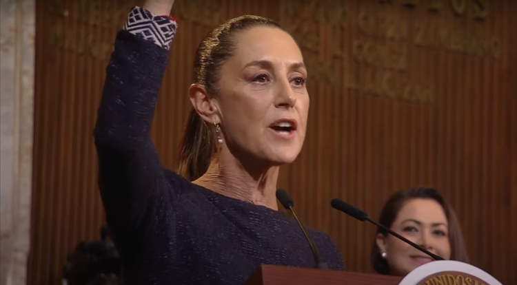"No somos colonia ni protectorado de nadie": Sheinbaum. Foto tomada de video