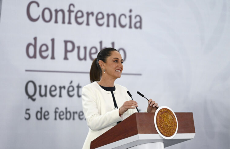Confía Sheinbaum en que aranceles queden pausados permanentemente. Foto de Presidencia de México