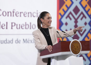 "Nunca vamos a permitir el injerencismo": Sheinbaum. Foto de Presidencia de México