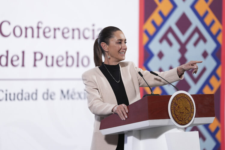 "Nunca vamos a permitir el injerencismo": Sheinbaum. Foto de Presidencia de México