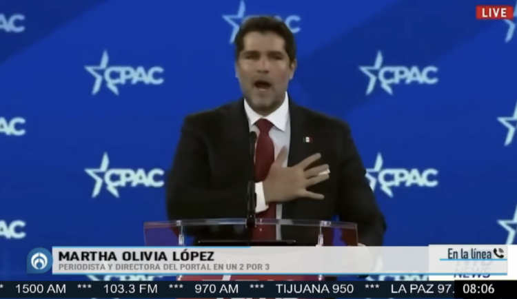 Eduardo Verástegui representa toda la contradicción de la derecha y de la ultraderecha. Foto tomada de video