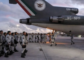 Despliegan a 10 mil elementos de la Guardia Nacional en la frontera; 743 en Tamaulipas. Foto de X La Verdad Juárez