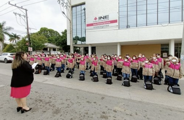 INE Tamaulipas en alerta ante presencia de minas terrestres en brechas del estado. Foto de Central INE