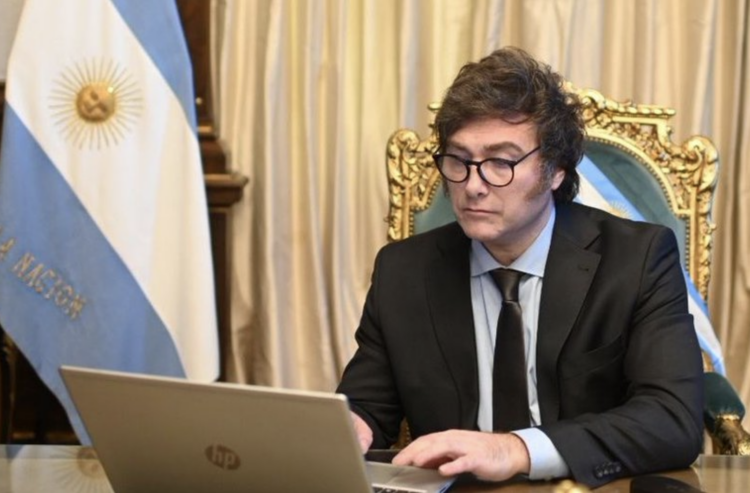 Denuncian a Milei en Estados Unidos por $LIBRA. Foto de X Javier Milei