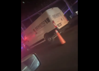 Matan a chofer al quedar en medio de balacera en Reynosa. Foto tomada de video